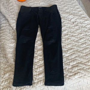Black Paige Maternity underbelly jeans